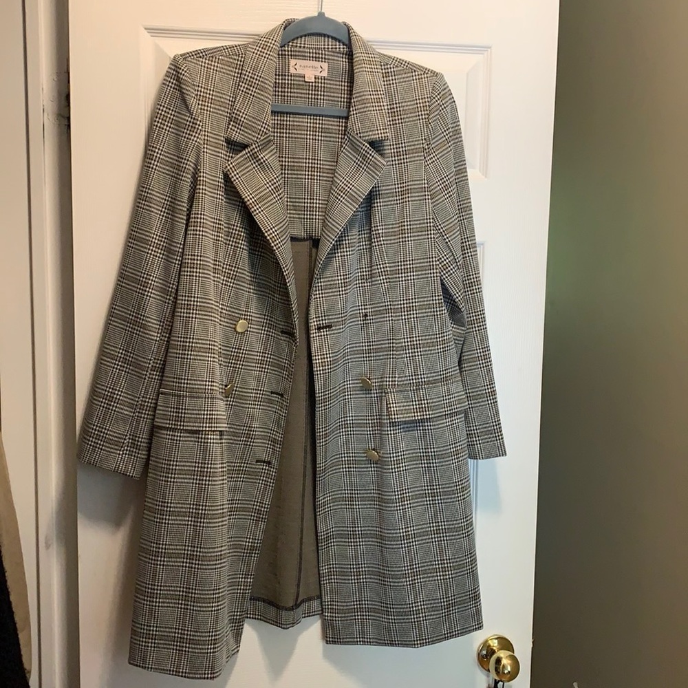 Nanette Lepore Blazer / Jacket Plaid